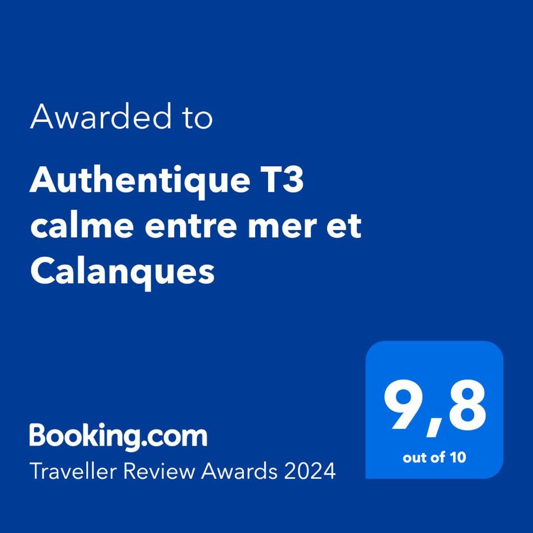 Authentique T3 Calme Entre Mer Et Calanques Μασσαλία Εξωτερικό φωτογραφία